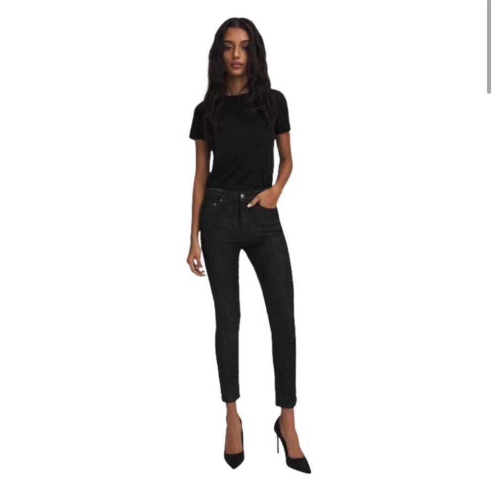 NWT Something Navy High Waist Straight Leg Jean